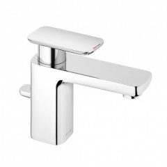 Смеситель KLUDI E2 490230575 для раковины на одно отверстие однорычажный с донным клапаном