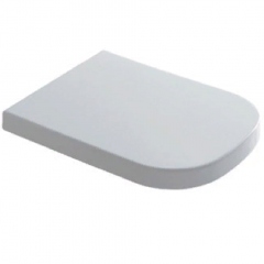 Сиденье с крышкой GALASSIA Meg11 5451 с микролифтом цвет белый глянцевый