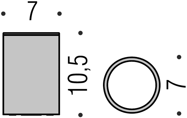 Стакан COLOMBO DESIGN PLUS W4941 настольный