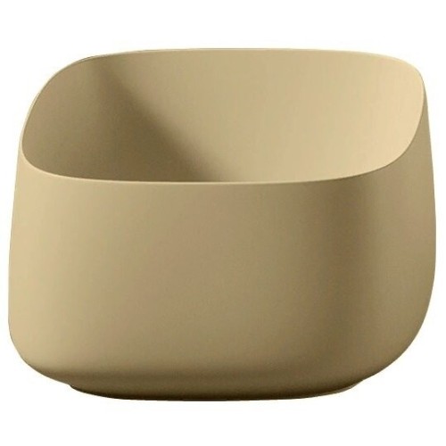 Раковина Artceram Cognac Quadro накладная без отверстий цвет zync yellow COL006 12 00