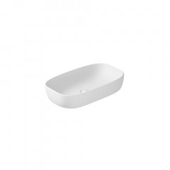 Раковина GALASSIA DREAM 7300 MT накладная с одним отверстием без перелива цвет белый матовый