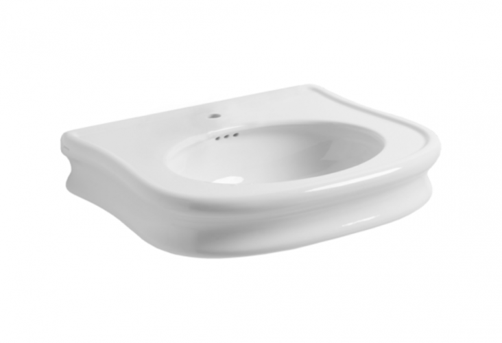 Раковина SIMAS LANTE подвесная на пьедестал с одним отверстием цвет белый LA10