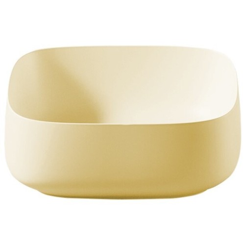 Раковина Artceram Cognac Quadro накладная без отверстий цвет Zync yellow COL007 12 00