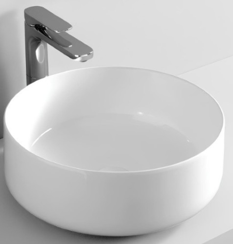 Раковина Artceram Cognac Quadro накладная без отверстий цвет белый COL001 01 00