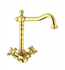 Смеситель для раковины Webert Ottocento OT700302010. золото
