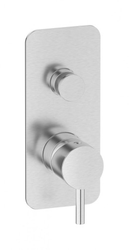 Внешняя часть встраиваемого смесителя для душа на 2 потребителя IBRUBINETTI MILANOTORINO EMT310