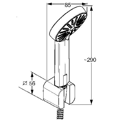 Душевой гарнитур KLUDI A-QA 6565005-00