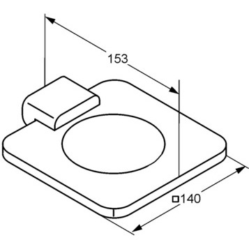 Мыльница KLUDI E2 4998505 подвесная
