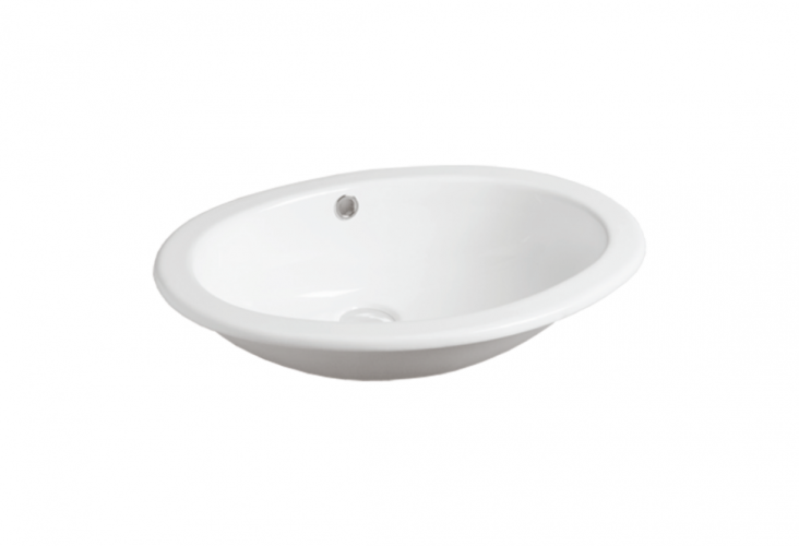 Раковина SIMAS LAVABI встраиваемая сверху без отверстий MARINE цвет белый S50P