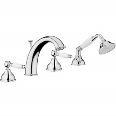 Смеситель на борт ванны Webert Dorian DO730101015, хром