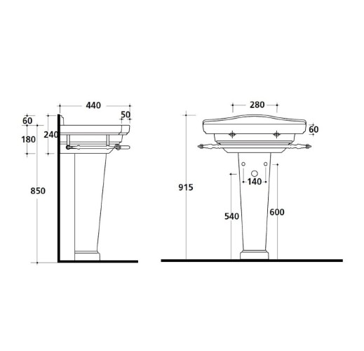 Предестал GALASSIA ETHOS 8436 цвет белый глянцевый