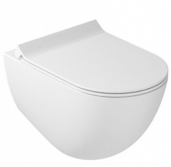 КОМПЛЕКТ Унитаз GALASSIA Dream KIT7317 подвесной безободковый цвет белый глянцевый с сиденьем с микролифтом 7314