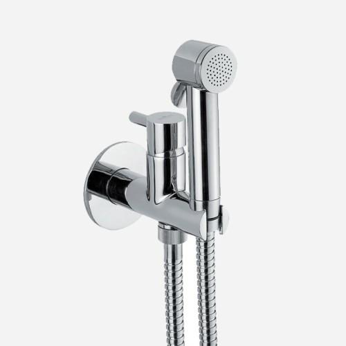 Гигиенический душ со смесителем Webert Elio EL870303015PVC, хром