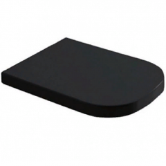Сиденье с крышкой GALASSIA Meg11 PRO 5454NE цвет черный глянцевый