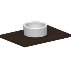 Раковина Scarabeo GIOVE накладная без перелива без отверстий цвет белый 8034