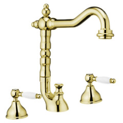 Смеситель для раковины Webert Dorian DO750202010. золото