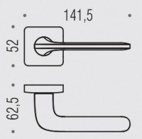 Дверная ручка Colombo ROBOQUATTRO S ID51RSB графит матовый