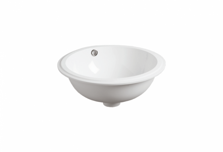 Раковина SIMAS LAVABI встраиваемая снизу без отверстий BLANCO цвет белый S54