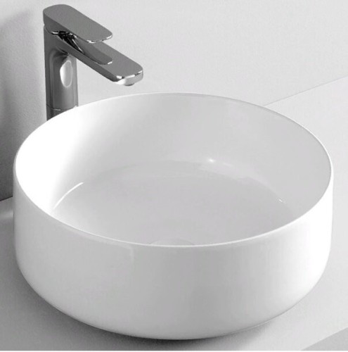 Раковина Artceram Cognac Quadro накладная без отверстий цвет белый матовый COL001 05 00