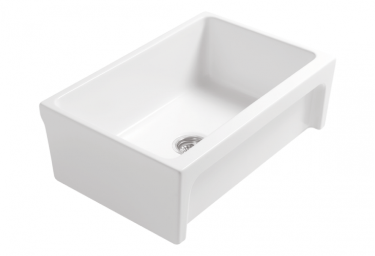 Кухонная мойка SIMAS LAVABI накладная без отверстий цвет белый Q500