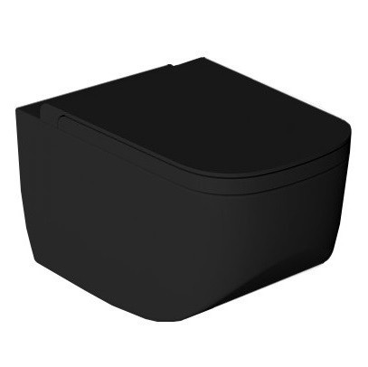 Унитаз HATRIA NEXT A0Y1F102 подвесной безободковый цвет черный матовый