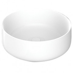 Раковина Artceram Cognac Quadro накладная без отверстий  цвет белый матовый COL004 05 00