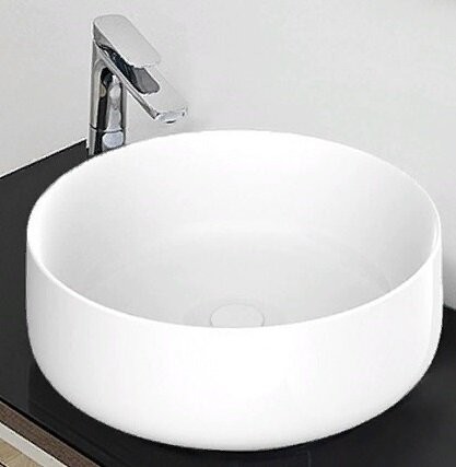 Раковина Artceram Cognac Quadro накладная без отверстий цвет белый матовый COL004 05 00