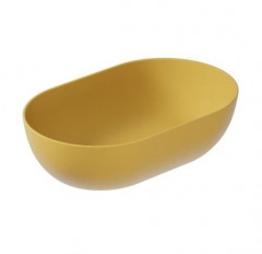 Раковина GALASSIA DREAM 7308 OC  накладная без отв.,без слив/ перелив, цвет охра