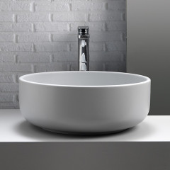 Раковина KERASAN накладная без перелива без отверстий цвет белый матовый 430230