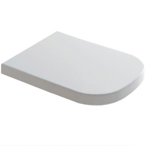 Сиденье с крышкой GALASSIA Meg11 PRO 5455 с микролифтом цвет белый глянцевый