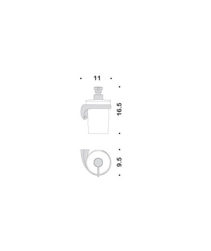 Дозатор COLOMBO DESIGN LINK B9310DX настенный