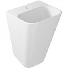 Раковина GALASSIA MEG11 5407M подвесная с одним отверстием без перелива цвет белый глянцевый