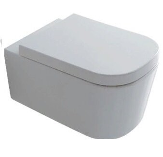 Унитаз GALASSIA Meg11 PRO 5411 подвесной с крепежом цвет белый глянцевый