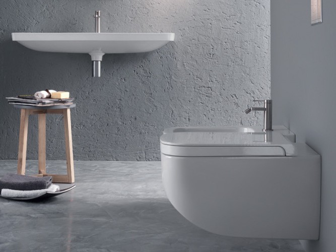 Унитаз HATRIA NEXT Y1F101 подвесной безободковый цвет белый