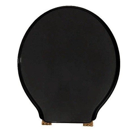 Сиденье с крышкой GALASSIA ETHOS 8495 NEBR петли бронза цвет черный