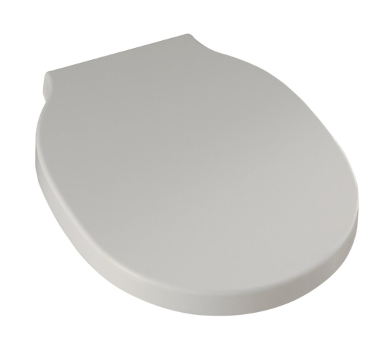 Сиденье с крышкой Scarabeo BUCKET с хромированными шарнирами цвет белый 8816/A