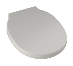 Сиденье с крышкой Scarabeo BUCKET с хромированными шарнирами цвет белый 8816/A