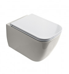 Унитаз Scarabeo TEOREMA 2.0 подвесной безободковый цвет белый матовый 5126/TW 41