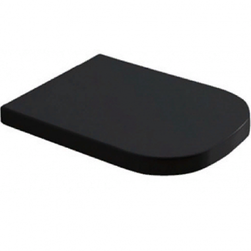 Сиденье с крышкой GALASSIA Meg11 PRO 5455NE с микролифтом цвет черный глянцевый