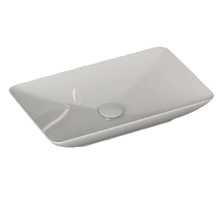 Раковина ISVEA SistemaY Clear накладная ШГВ 600*377*127 отверстия для смесителя отсутствуют цвет лососевый матовый