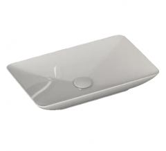 Раковина ISVEA SistemaY Clear накладная ШГВ 600*377*127 отверстия для смесителя отсутствуют цвет лососевый матовый