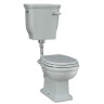 Унитаз Artceram Hermitage со средним бачком слив в пол цвет белый/золото HEV002 01 00+HEC005 01 00+HEA013 73