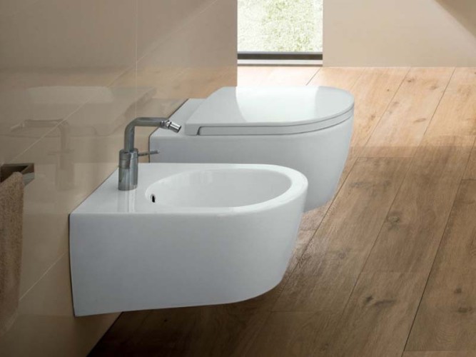 Биде HATRIA Fusion Y1D901 подвесное цвет белый