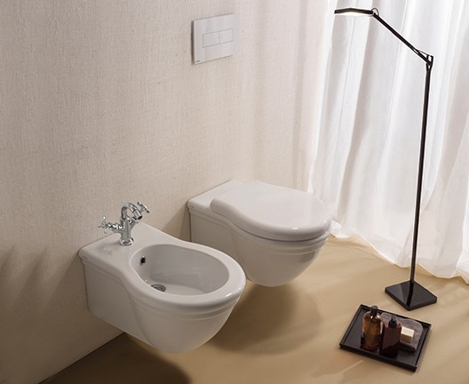 Унитаз GLOBO PAESTUM подвесной цвет белый PAS03BI