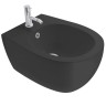Биде GLOBO 4ALL подвесное с одним отверстием цвет черный матовый MDS09AR