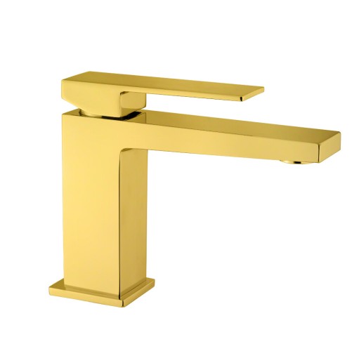 Смеситель для раковины Webert Pegaso PE830102010. золото