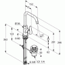 Смеситель KLUDI OBJEKTA 320230575 для раковины на одно отверстие высокий