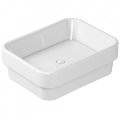 Раковина GALASSIA MEG11 5417 накладная без отверстий без перелива цвет белый глянцевый