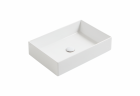 Раковина SIMAS AGILE накладная с одним отверстием эмалированная с 4 сторон цвет белый AG60