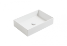 Раковина SIMAS AGILE накладная с одним отверстием эмалированная с 4 сторон цвет белый AG60